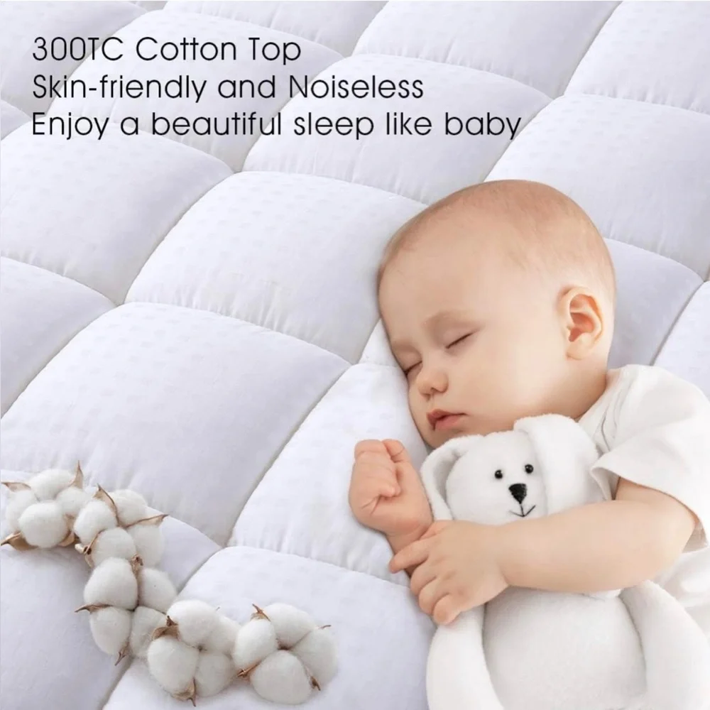 Easeland Mattress Pad - Queen Deep Pocket